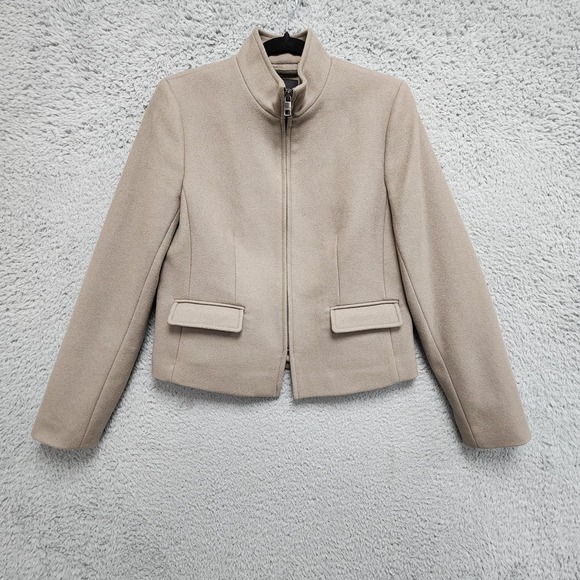 Banana Republic Blazer Womens 6 Brown Mario Bellucci Wool Blend Jacket‎ PLS READ - Picture 2 of 14